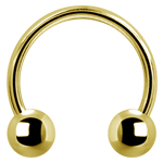 Barbells circulars per a piercings d'orelles, nas, mugró i més, disponibles en diversos materials