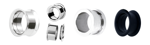 Dilatacions de qualitat en diversos materials i dissenys per a piercings de orelles, melic i més