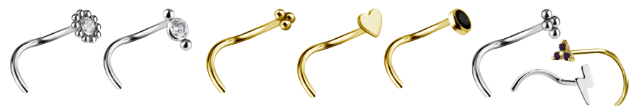 Piercings de nas en diferents estils i materials per a tots els gustos